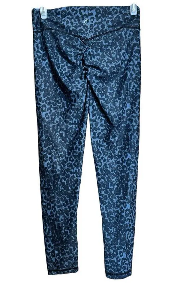 Zyia Active Leggings Womens 8 10 Multicolor Print Stretch Athletic Bottoms - Image 4