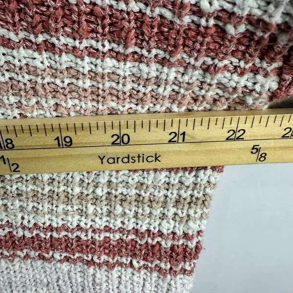 American Eagle Crochet Knit Sweater Womens XS Oversized Earthy Boho 90s Layering - Image 7