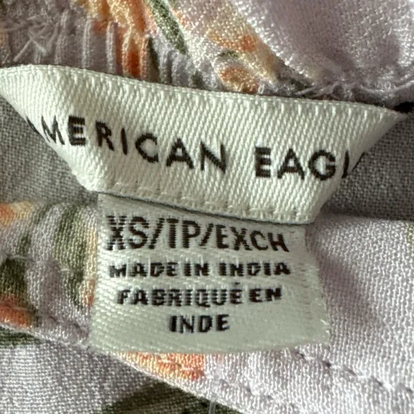 New American Eagle Cottage Floral High Rise Maxi Skirt Multi Womens Sz XS - Image 5