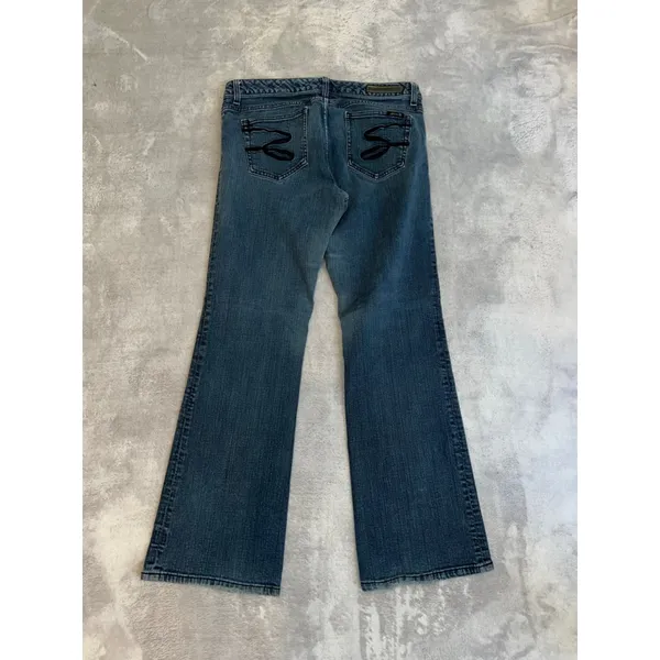 Women's Seven7 Blue Flare Jeans - Image 9