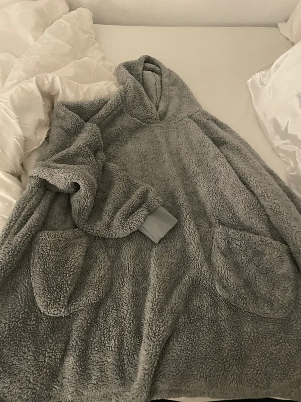 XxxL long comfy hoodie Gray Size XXL - Image 4