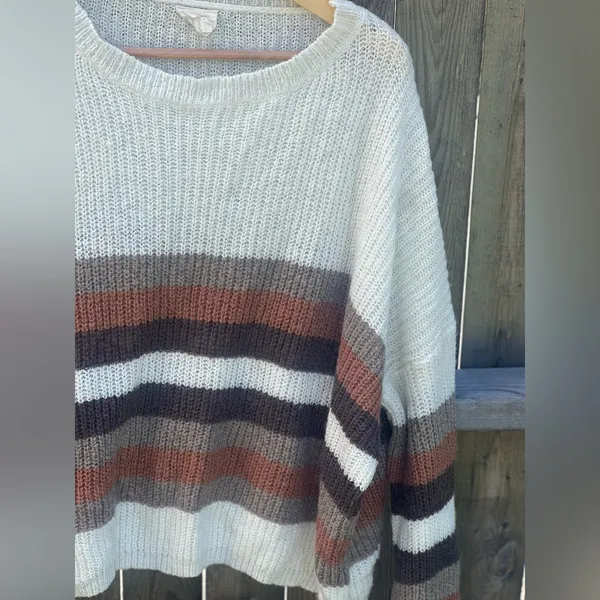BiBi Striped Sweater Size M - Image 3