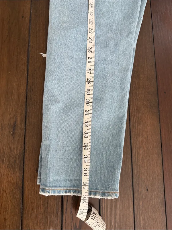 Abercrombie & Fitch The Boyfriend Mid Rise Jeans Women’s Size 8 Blue Denim - Image 6