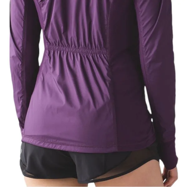 Lululemon Rush Hour Jacket Darkest Magenta Size 6 - Image 6