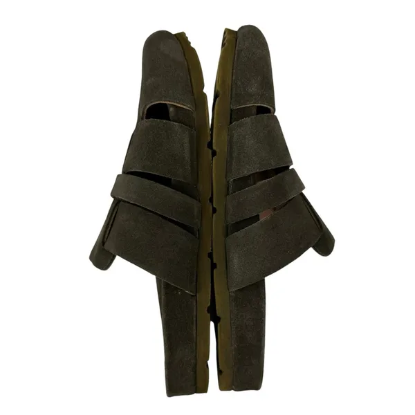 Free People Mule Clogs Sunday Season Khaki Green Slip On Women’s 36 USA 6 - Image 6