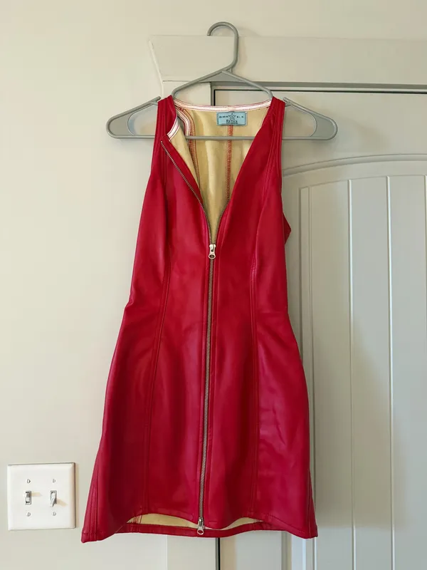 Revice Denim Dress Leather Denim Vixen - Image 3
