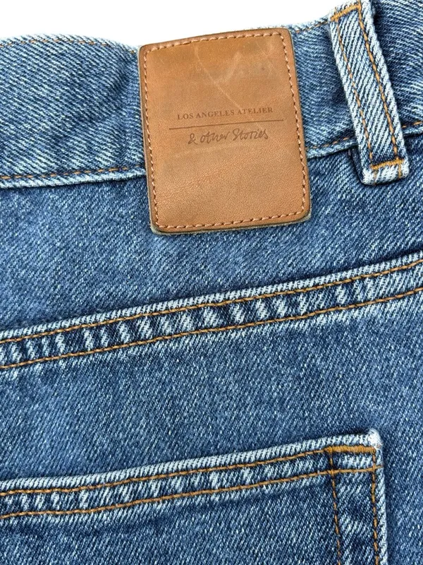 EUC Anthropologie & Other Stories Frayed Denim Shorts Size 29 - Image 5