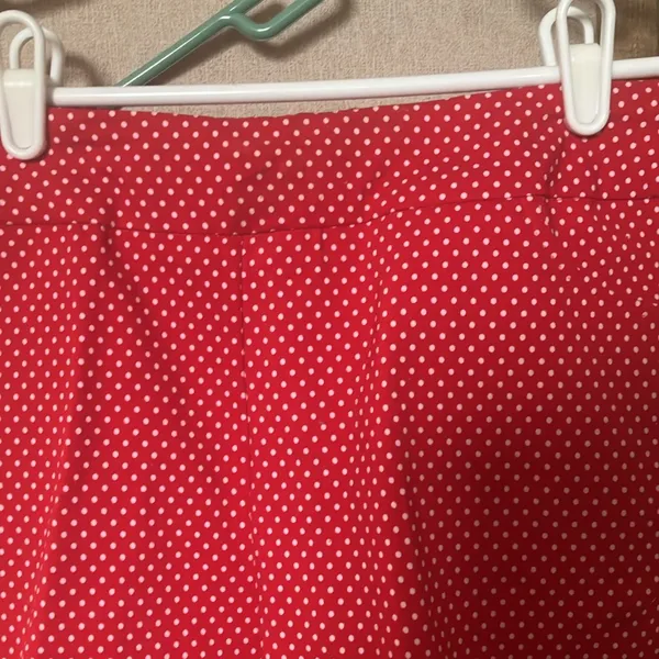 FINAL MARKDOWN Kate park Red Polka Dot Women's Shorts small - Image 2