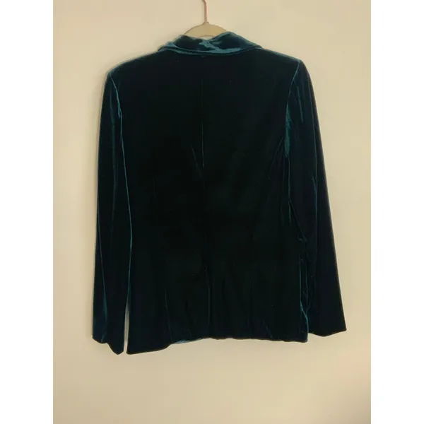 Gentle Fawn Caroline‎ velvet green blazer size medium - Image 5