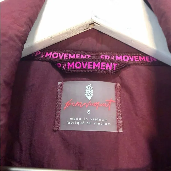 Free People FP Movement Off The Bleachers Coaches Jacket Women’s Small - Image 2