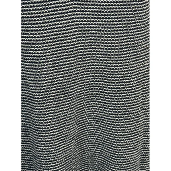 Lauren Ralph Lauren Knit Dress Black White Geometric Pattern 3/4 Sleeves‎ Medium - Image 4