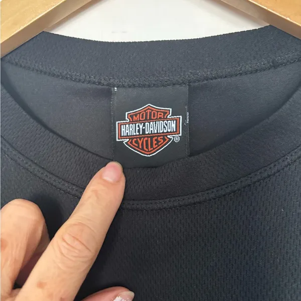 Harley-Davidson Black Long Sleeve Shirt - Image 4