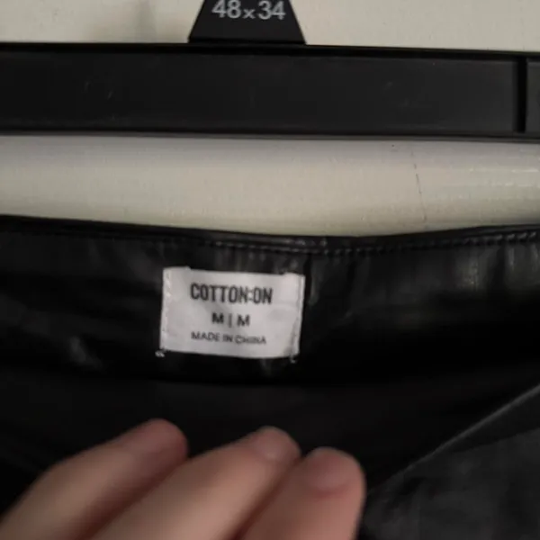 Cotton On Leather Skirt - Image 2