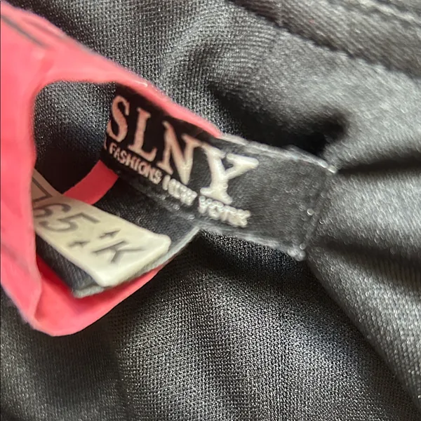 SLNY Black Layered Dress - Image 2
