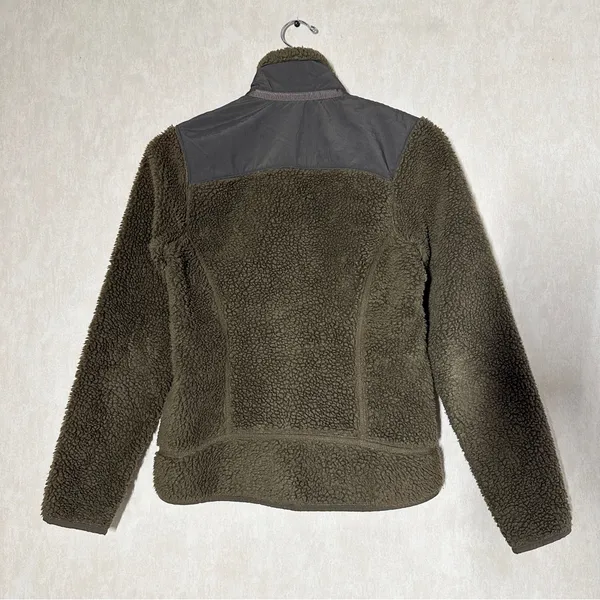 Patagonia Women's Fleece Retro-X Jacket Full Zip Stand-Up Collar Dark Walnut S - Image 5