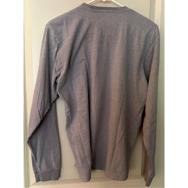Columbia Grey Long Sleeve Tee Shirt Women's Sz Medium - Image 2