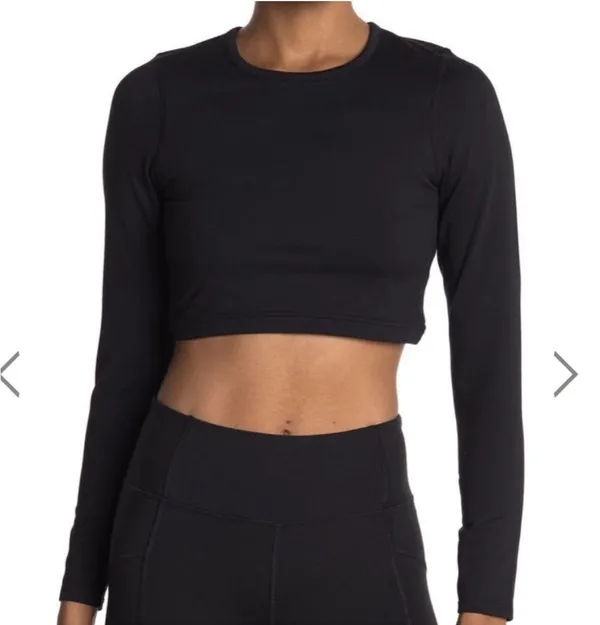 NWT Good American All Tied Up Tank Black Long Sleeve Top Size 3XL - Image 3