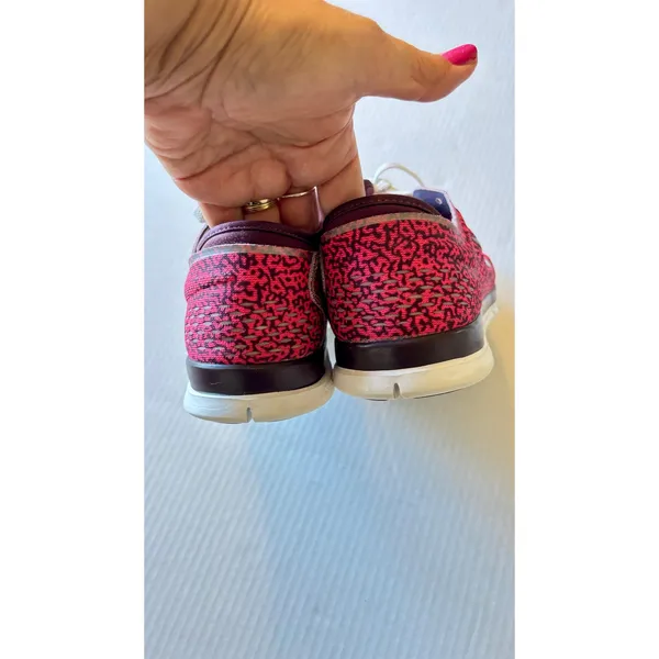 Nike Free 5.0 TR Fit 4 cross training speckled shoes hot pink n black womens sz9 - Image 4