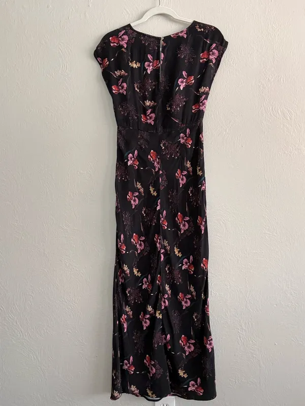 Madewell Black Floral Dress - Image 2
