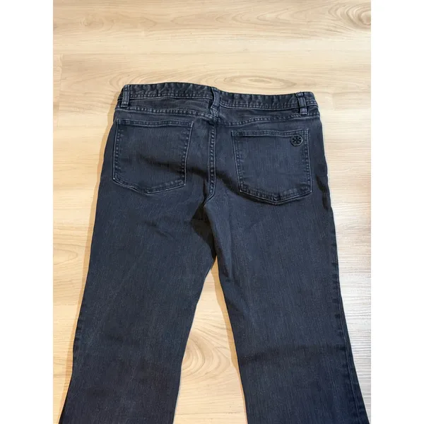 Tory Burch Classic Boot Black 30 Womens Bootcut Stretch Denim‎ Jeans - Image 14