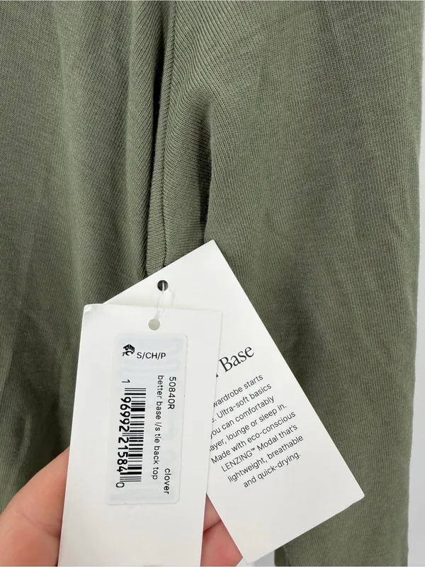 SPANX NWT Better Base Modal Long Sleeve Athleisure Casual Convertible Tie Top - Image 4