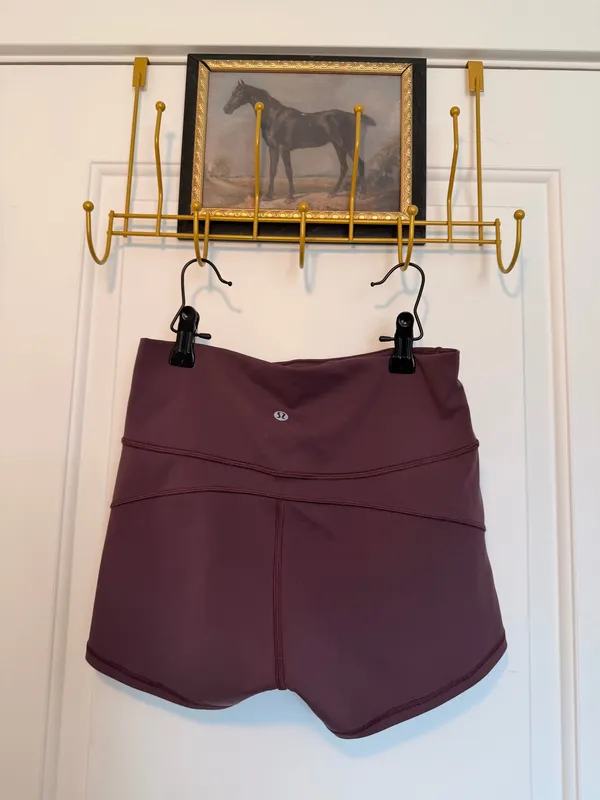 Lululemon Workout Gym Shorts Yoga Booty - Image 3