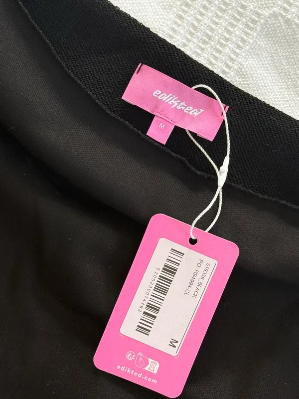 Edikted Aveline Off Shoulder Light Sweatshirt - Image 3