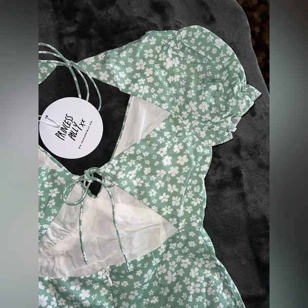 Princess Polly Kasey Mini Dress in Green Size 2 New with tag - Image 11