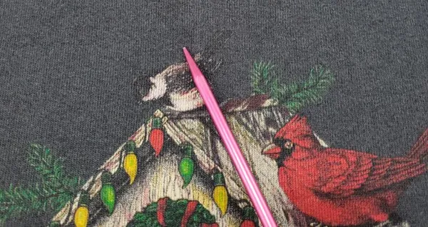 Endless Designs Vintage Sweatshirt Size Medium M Holiday Birds Birdhouse Graphic Unisex Sweatshirt - Image 6