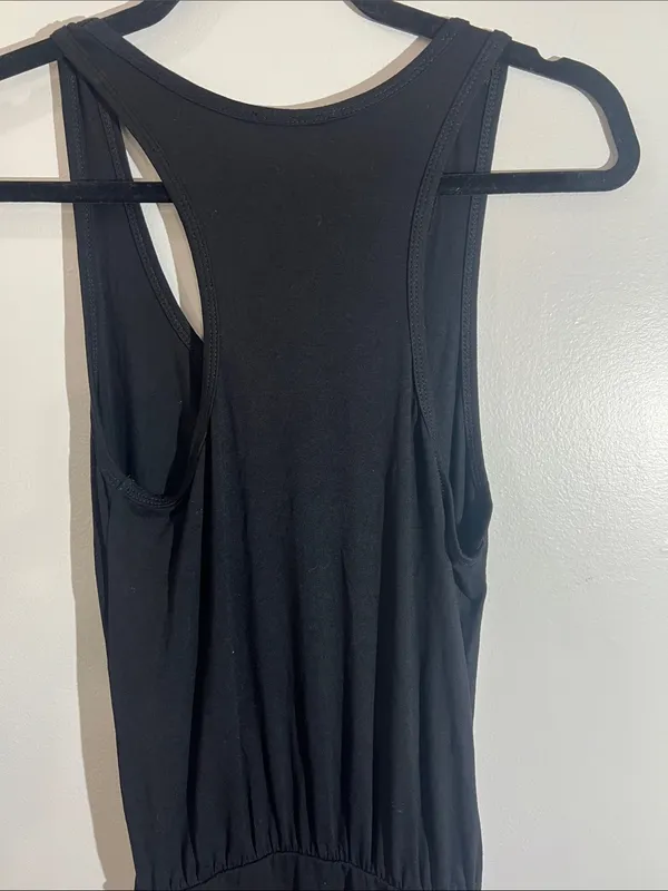 LaClef Black Sleeveless Ruched Bodycon Dress - Image 5