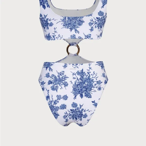 Berlook O-Ring Cutout Floral One-Piece Swimsuit 67 - Image 6