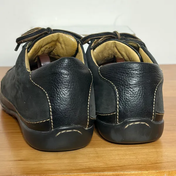 Born Black Leather Lace Up Comfort Shoes W31379 Womens 8.5 EU 40 - Image 5