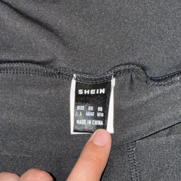 Black Skort with Slit Size Large - Image 2