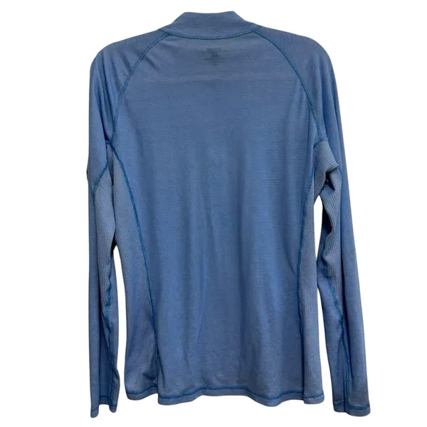 Patagonia‎ Women's XL Blue Capilene Quarter Zip Base Layer Performance Pullover - Image 4