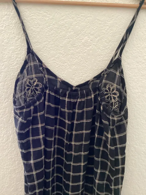 World Market Cotton Embroidered Wide leg Jumpsuit - Image 6