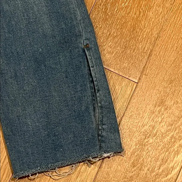 Risen Stylish Blue Straight Leg with ankle slit Women's‎ Jeans 28 - Image 2