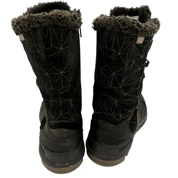 Merrell Women's Silverspun Lace Up Waterproof Winter Boots Size 9.5 - Image 5