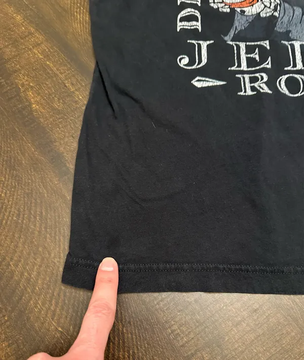 Jelly Roll Shirt Men's Black Dead Man Walking Concert Tour Size Large - Image 3