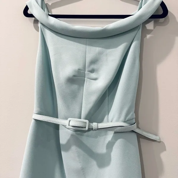 New York And Company Eva Longoria NYC Collection Off Shoulder Midi Dress. Size 4. NWT - Image 2