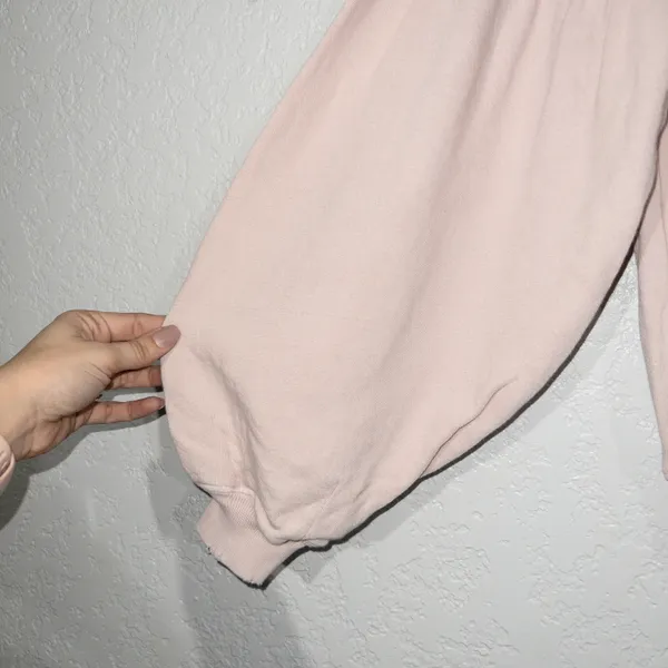 The Great Rose Water Bishop Sleeve Distressed Sweatshirt Size 2 - Image 4