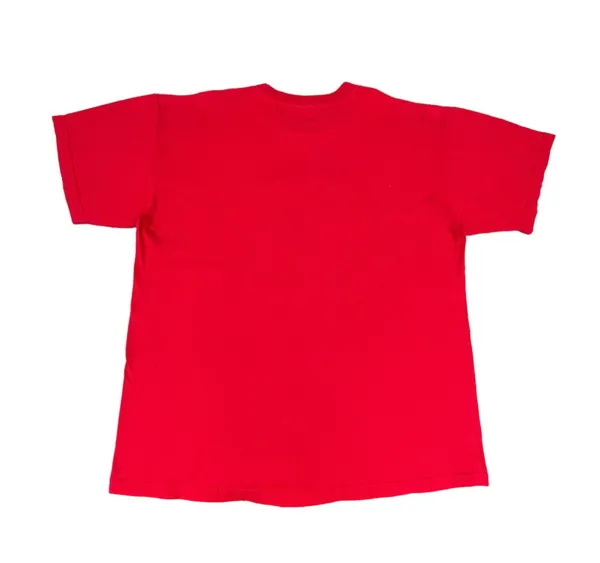 Vintage With God All Things Are Possible Embroidered Red Oversized T-shirt - Image 3