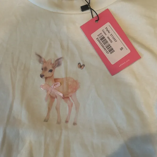 NWT Edikted Women's My Dear T-shirt Size Small - Image 5