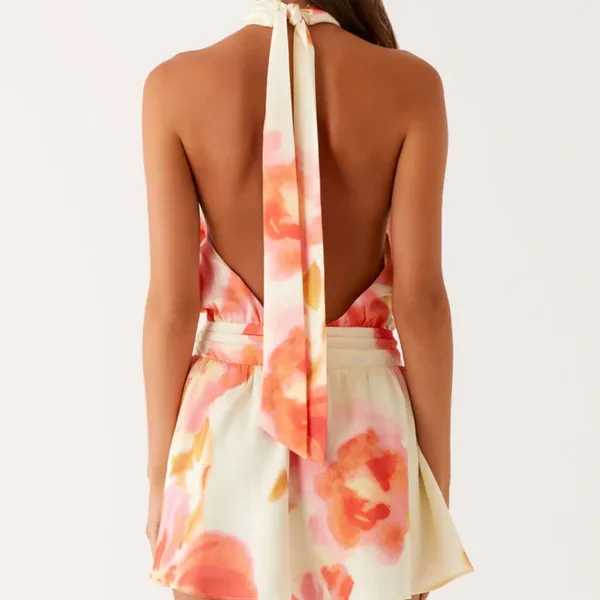 New NWT Peppermayo Diablo Backless Mini Dress - Mimosa Blossom size 2 - Image 2