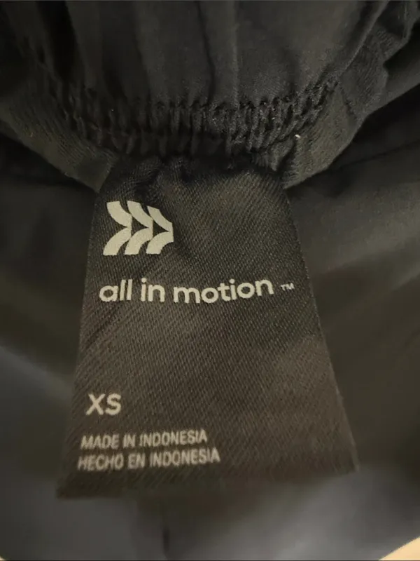 all in motion Women's Black Elastic-Waist Jogger Pants - Image 2