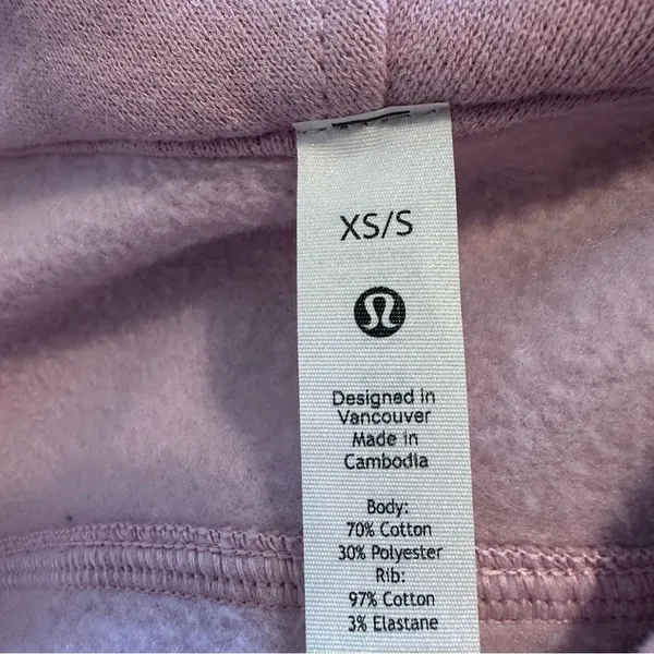 Lululemon Scuba Oversized 1/2 Zip Hoodie Womens XS/S - Image 6