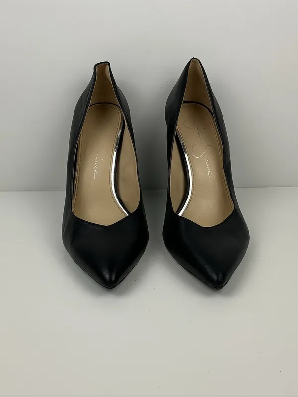 Pointed Toe Black Pumps Pointed Toe Size 8 Heels Jessica Simpson 4 inches - Image 7