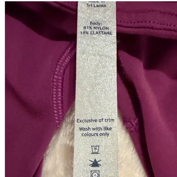 Lululemon Tight Stuff Tight II Berry Purple High Rise Running Leggings‎ Womens 6 - Image 5