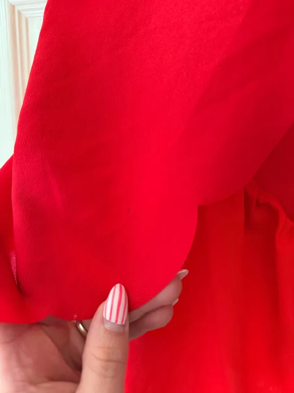 Red open back Francesca’s top - Image 3