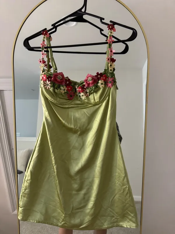 Princess Polly Kenzie Dress Mini Green - Image 2