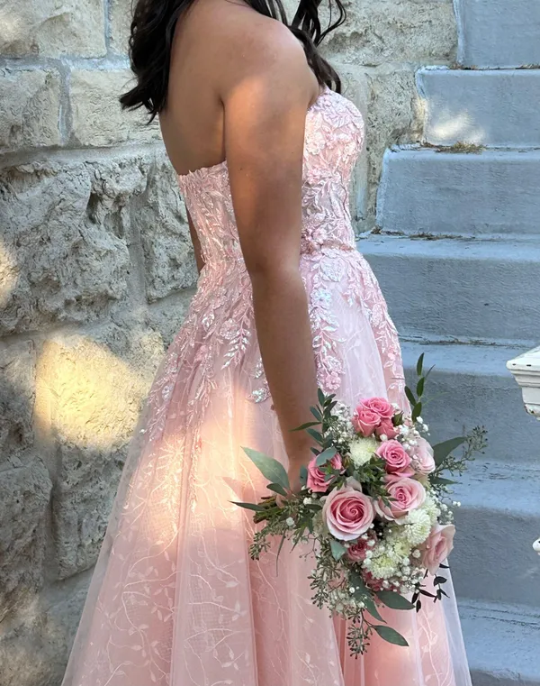 Blush Prom Formal Dress - Image 3